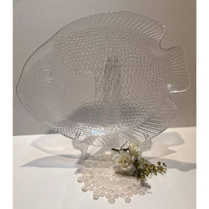 Arcoroc glass fish plate